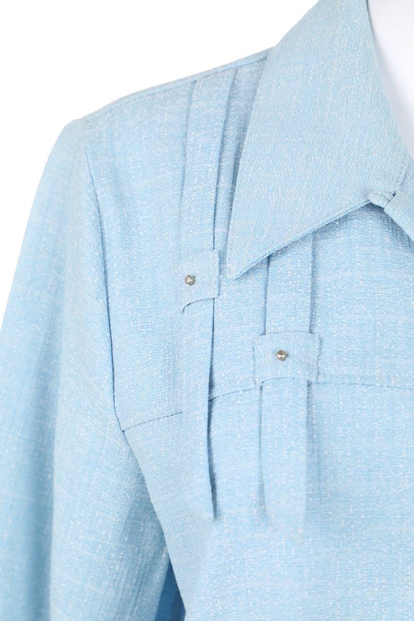 Carou VINTAGE Bluse mit Leinen Muttertagsangebot