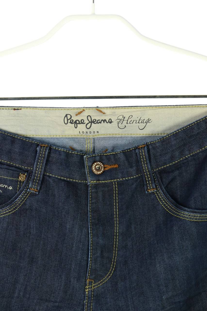 Carou Pepe Jeans Crinkle-Used Look Straight Cut Jeans Große Rabatte