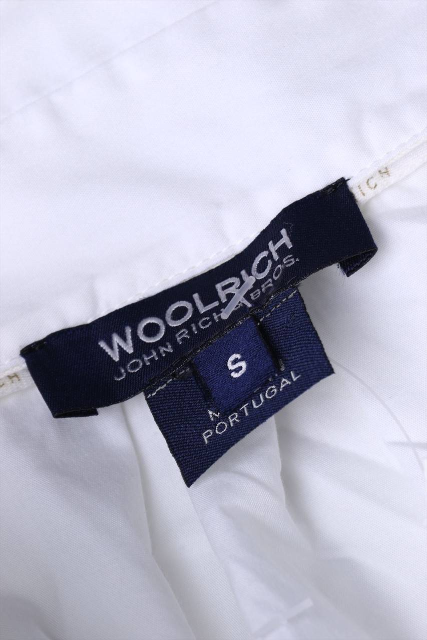 Carou WOOLRICH Tunika-Bluse mit Logo-Plakette Riesige Ersparnisse