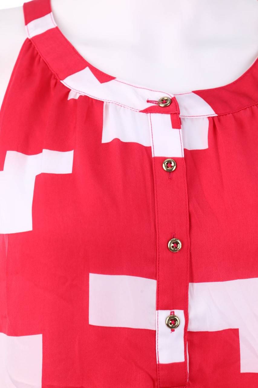 Carou BANANA REPUBLIC Blusentop mit Geo-Print Letzte 2 Tage