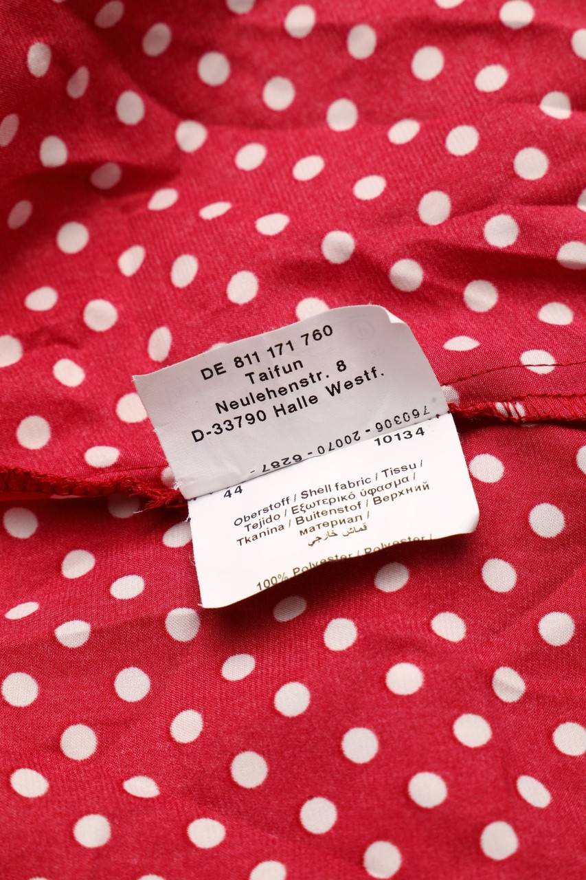 Carou TAIFUN Kurzarm-Bluse mit Polka Dots Letzter Tag