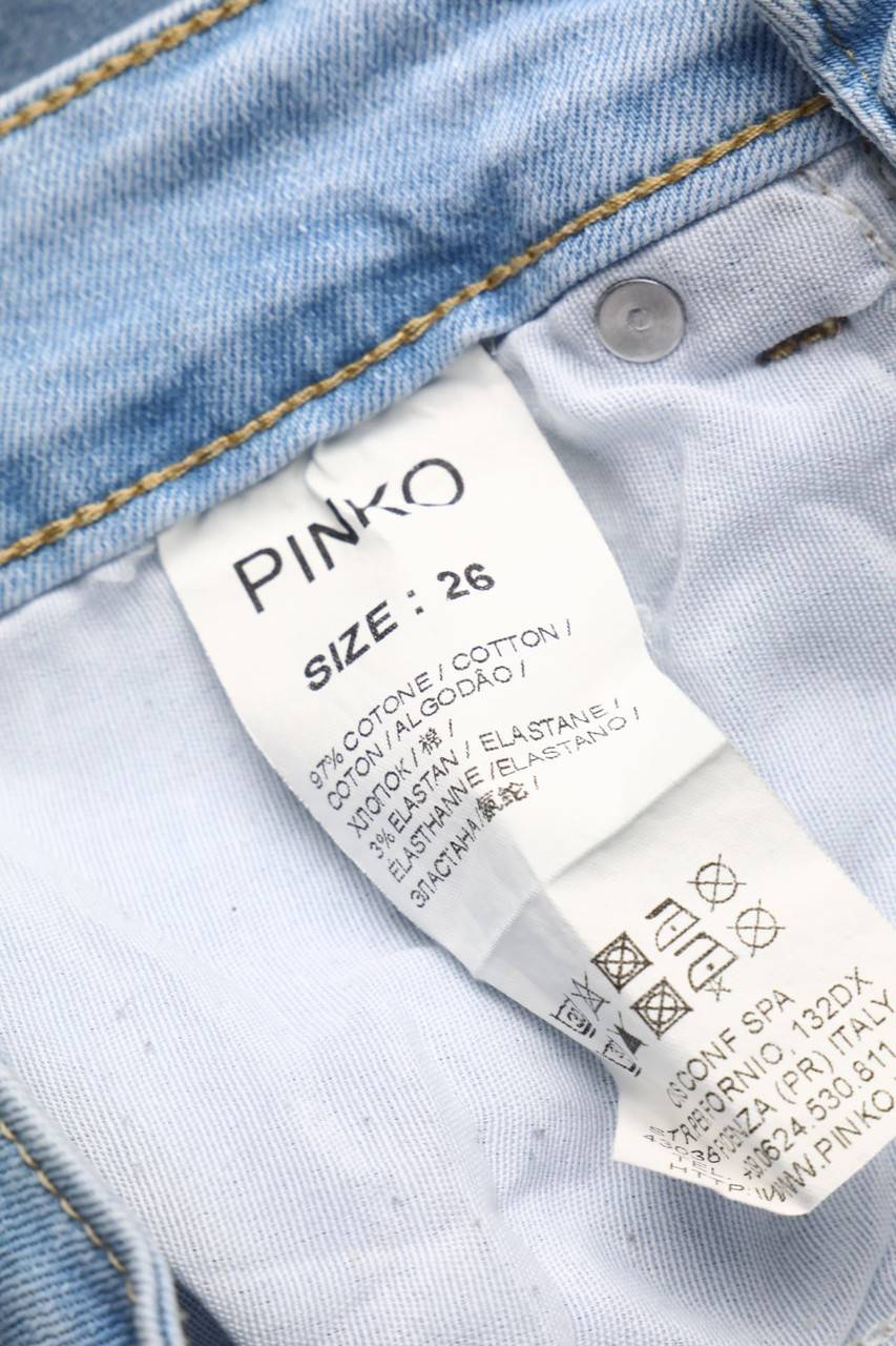 Carou PINKO Destroyed Jeans-Shorts Super Rabatt