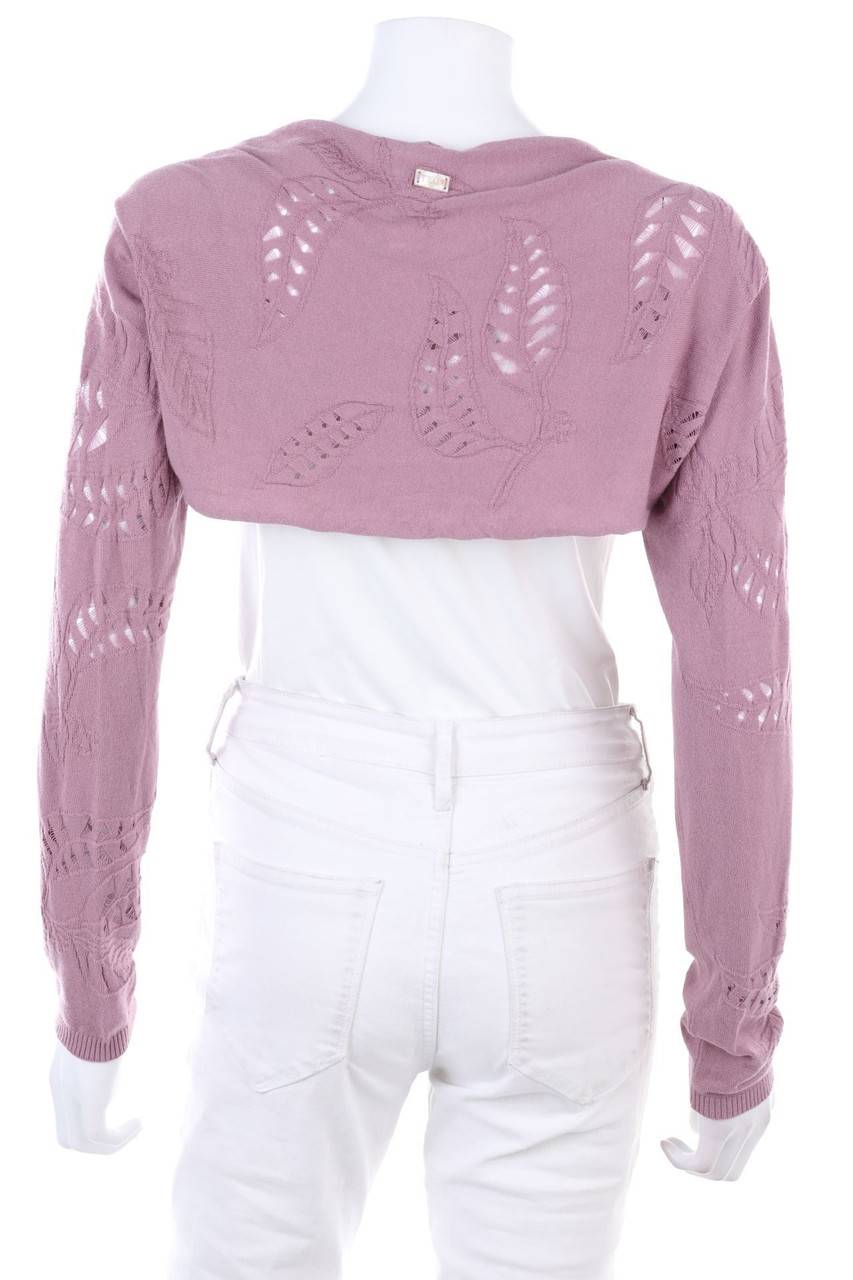 Carou TRU TRUSSARDI Bolero mit Lochstrick-Details Kostenloser Versand international