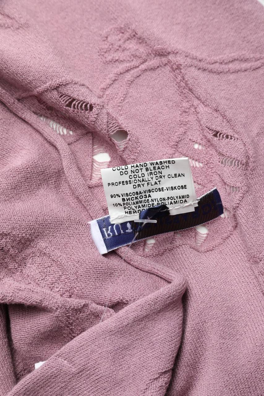 Carou TRU TRUSSARDI Bolero mit Lochstrick-Details Kostenloser Versand international