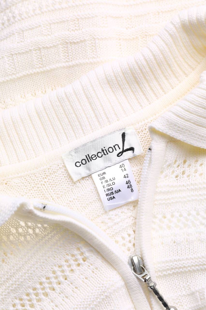 Carou COLLECTION L. Strick-Pullover mit Muster Kostenloser Versand