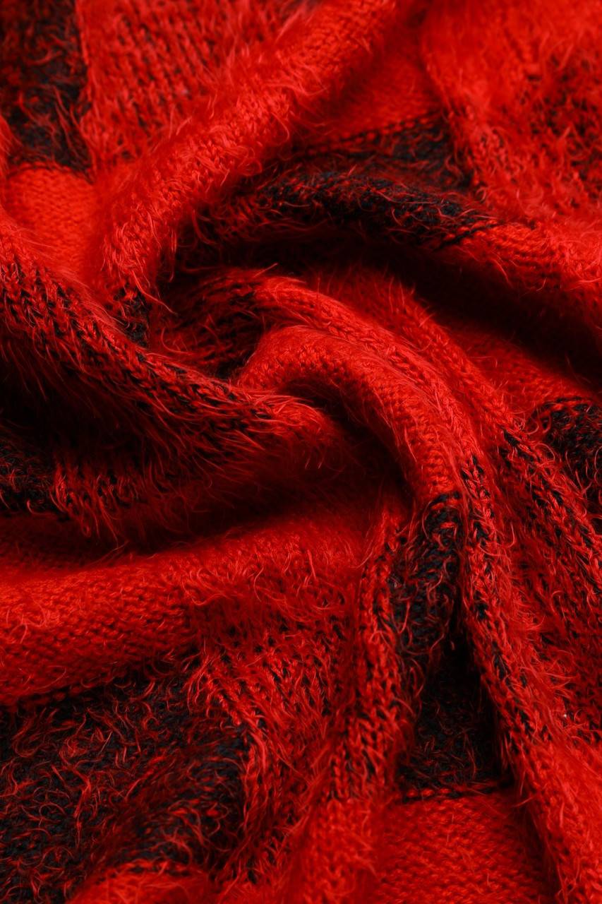Carou Ohne Label Cardigan mit Karo-Muster Limitierter Zeitrabatt