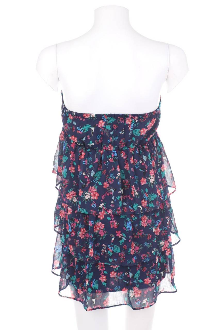 Carou AMISU Volants-Party-Kleid mit Blumen-Print Neueste Mode