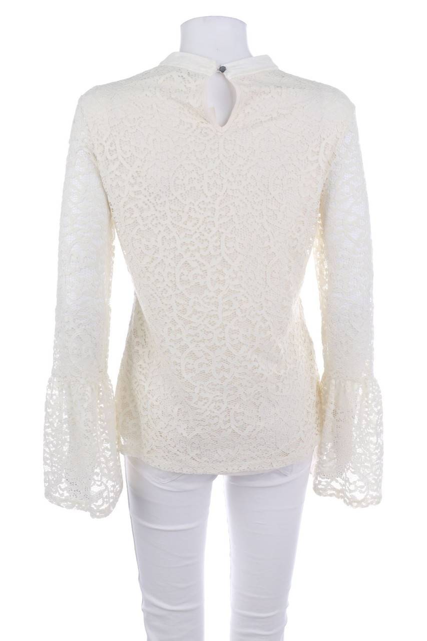 Carou comma Spitzen-T-Shirt mit Raffungen Letzte 3 Tage