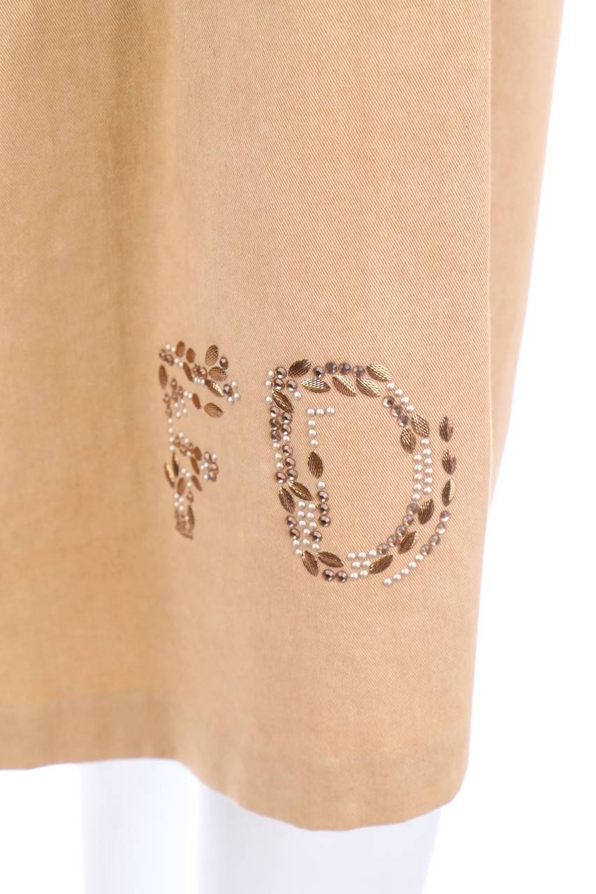 Carou Foudesir Culotte mit Logo-Applikation Letzter Tag