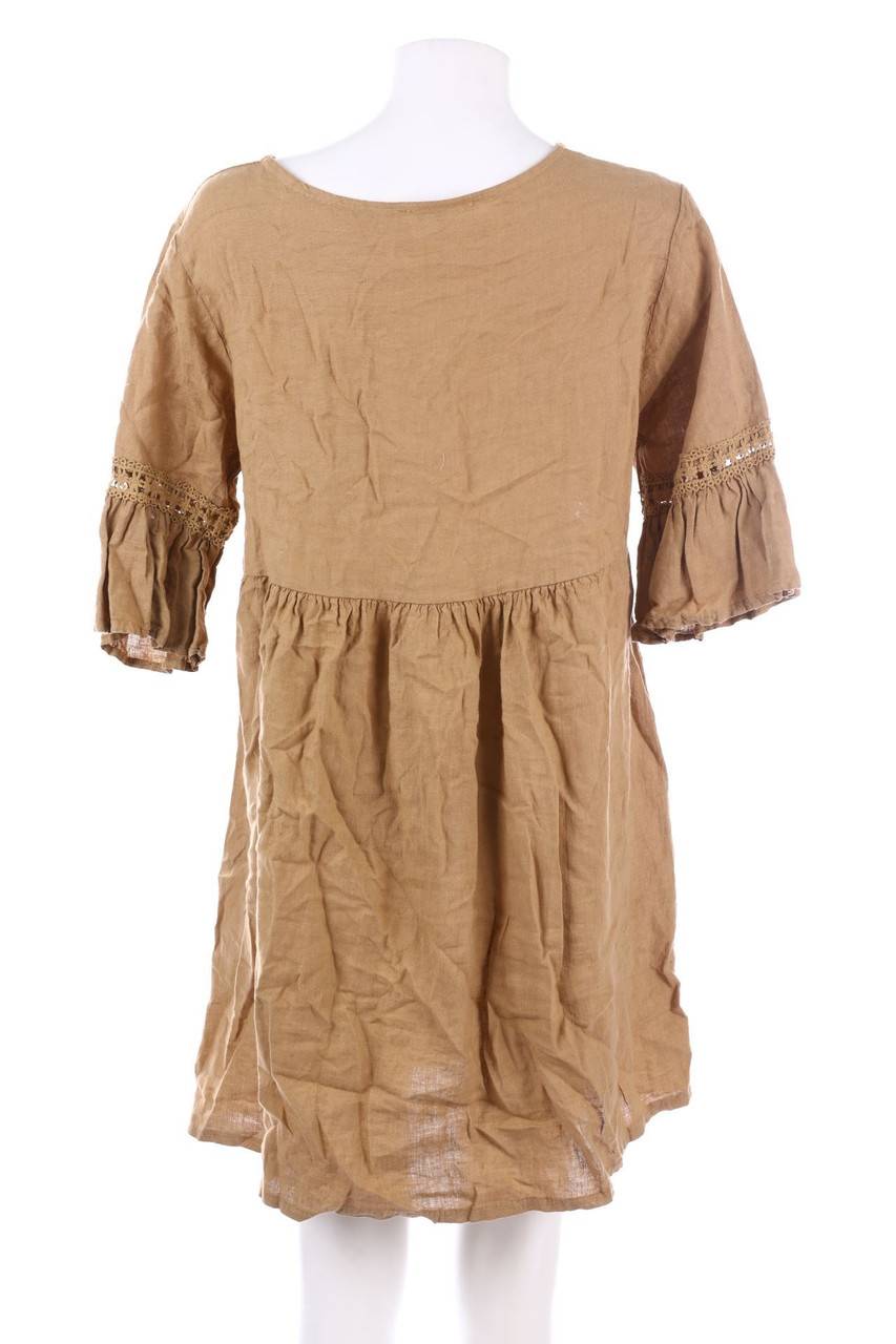 Carou Ohne Label Boho-Kleid mit Spitzen-Einsatz Zeitbegrenzte Promotion