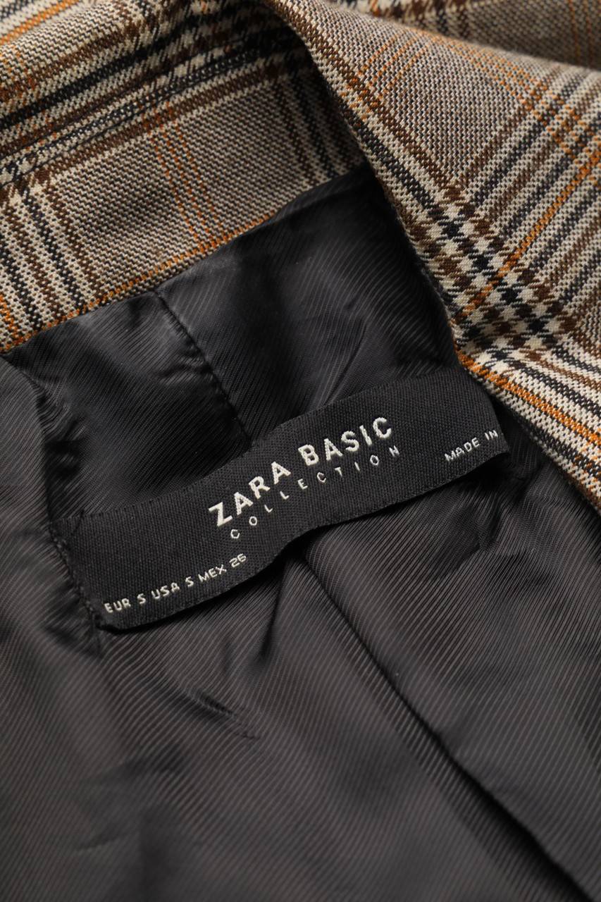 Carou ZARA Karo-Blazer-Mantel Discount Store für neue Produkte