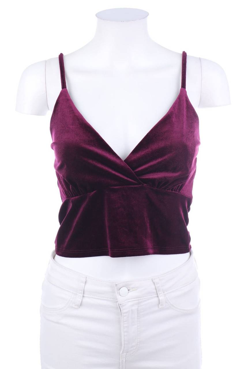 Carou AMISU Samt-Crop-Top Nur noch ein Tag übrig