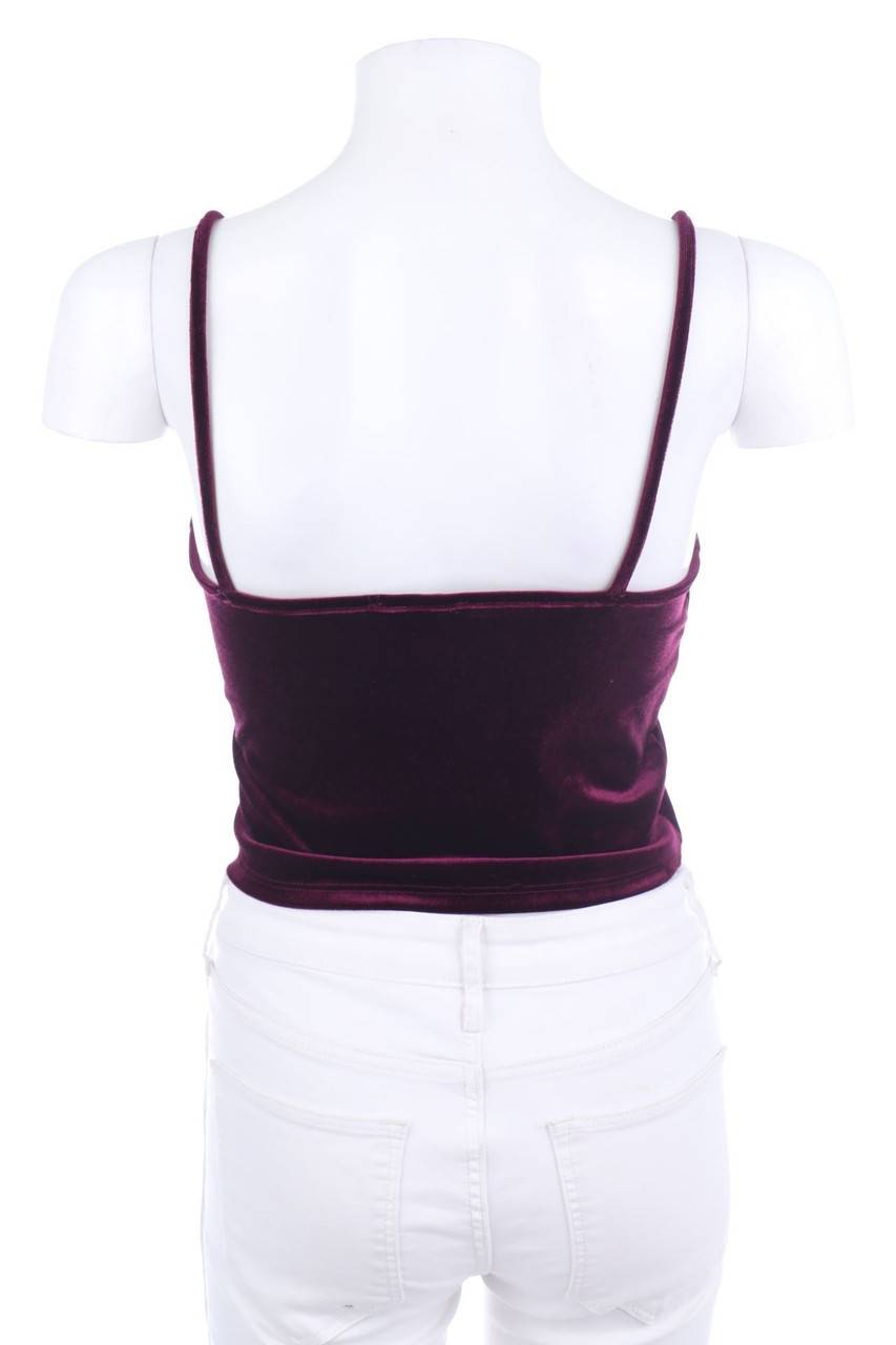 Carou AMISU Samt-Crop-Top Nur noch ein Tag übrig
