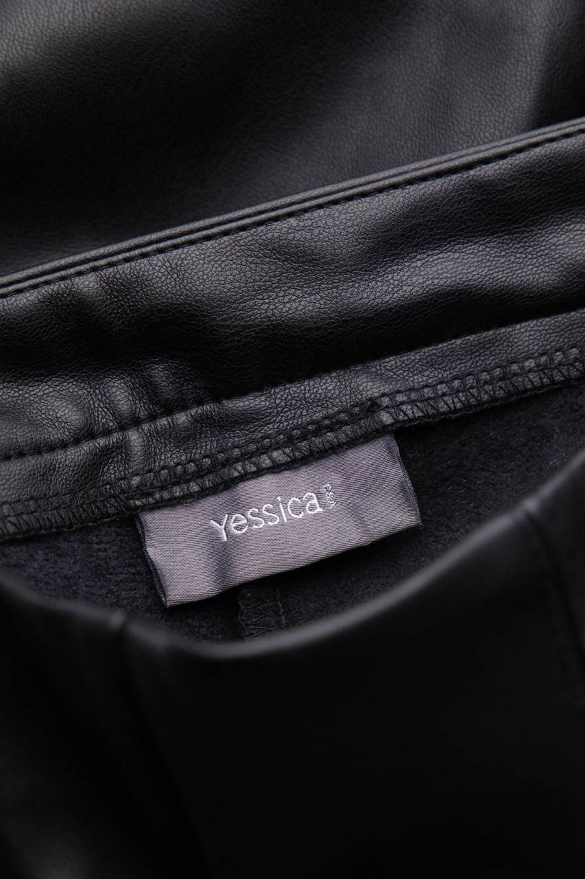 Carou Yessica by C&A Kunstleder-Hose mit Zipper Fabrikladen