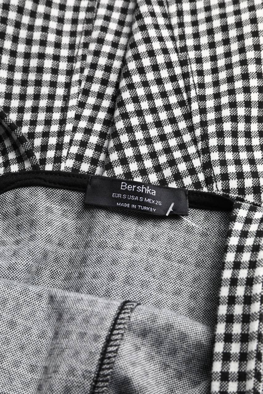 Carou Bershka Minikleid mit Karo-Muster 50% Rabatt für begrenzte Zeit