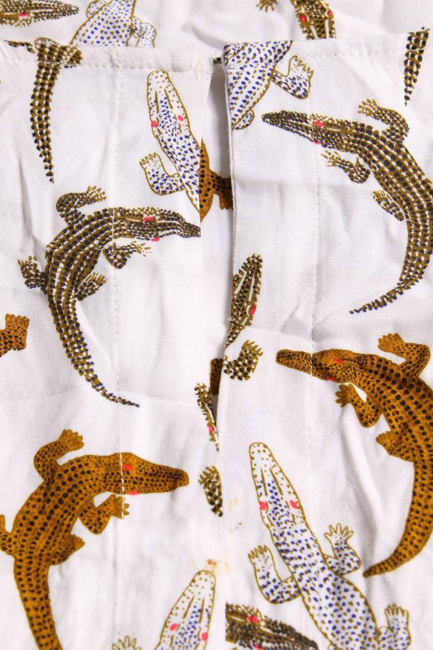 Carou H&M Kleid in A-Linie mit Print Rabatte dieses Monats