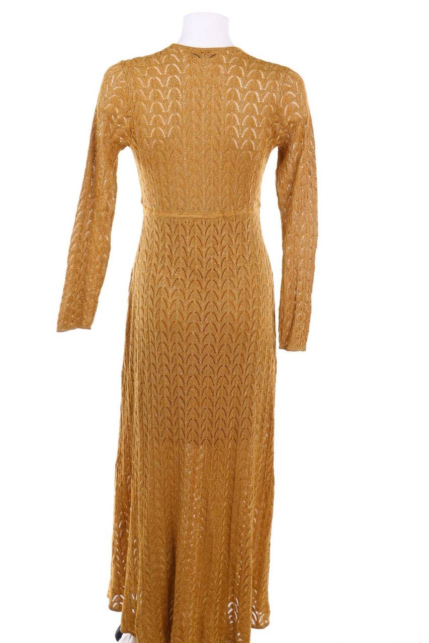 Carou Zara Knit Maxi-Kleid aus Lochstrick mit Glitzer Blitzverkäufe