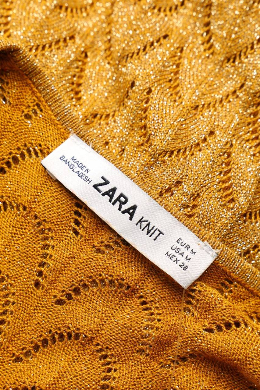 Carou Zara Knit Maxi-Kleid aus Lochstrick mit Glitzer Blitzverkäufe