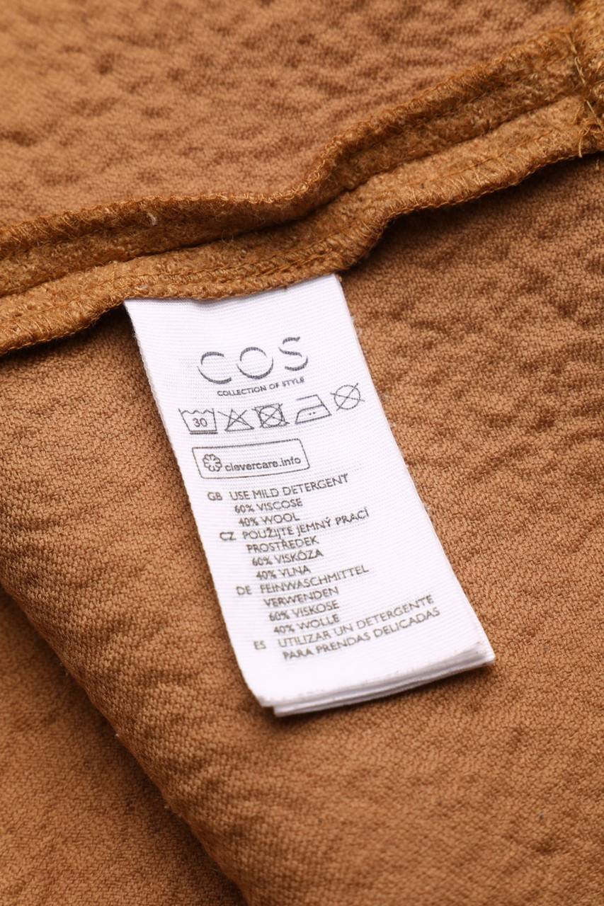 Carou COS Kurzarm-Bluse aus Woll-Mix Günstig kaufen