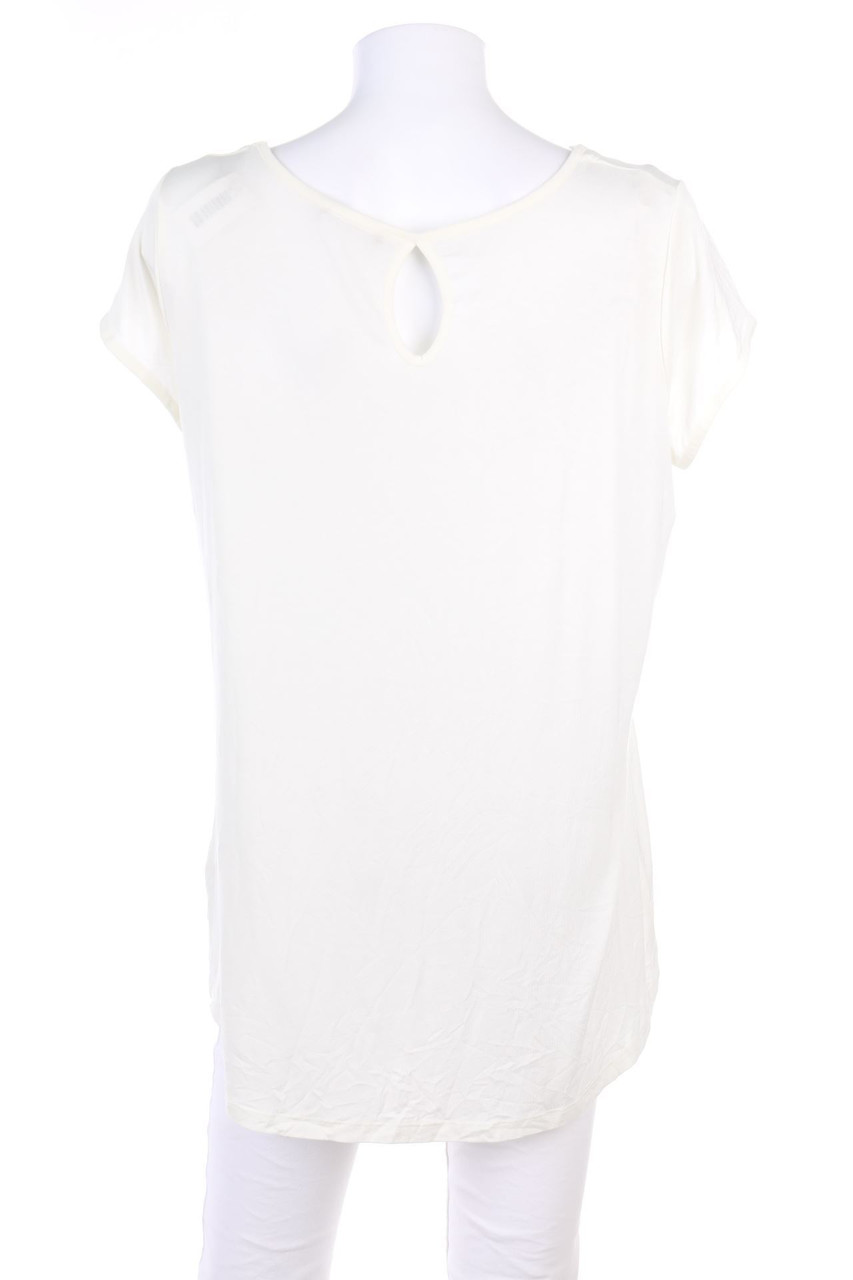 Carou orsay Kurzarm-Bluse mit Cut-out Preisnachlass