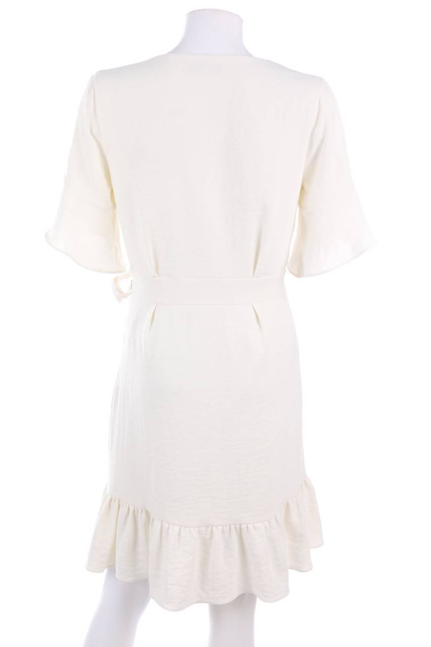 Carou MORGAN Cold-Shoulder-Kleid in Wickel-Optik mit Volants Lagerräumung