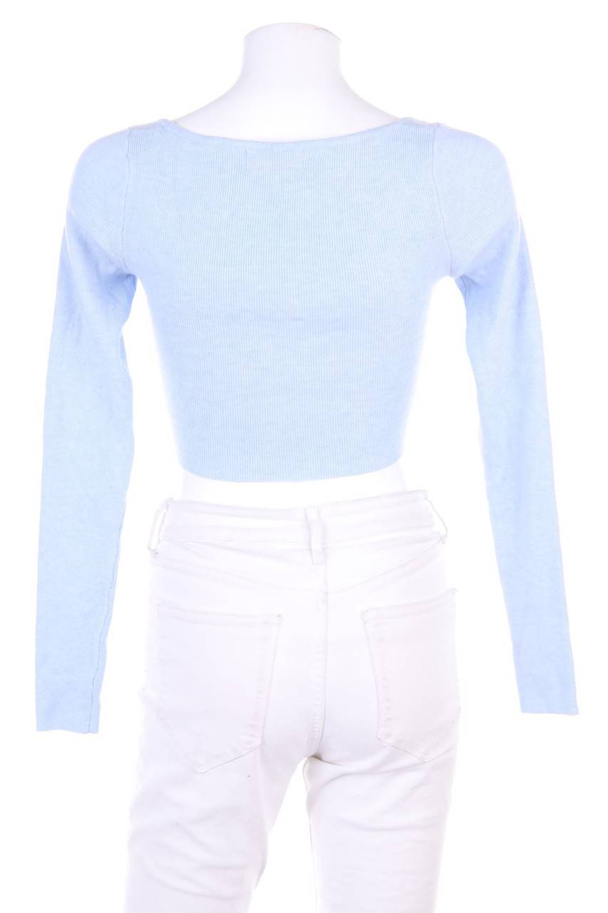 Carou Bershka Cropped-Strick-Pullover Neueste Mode