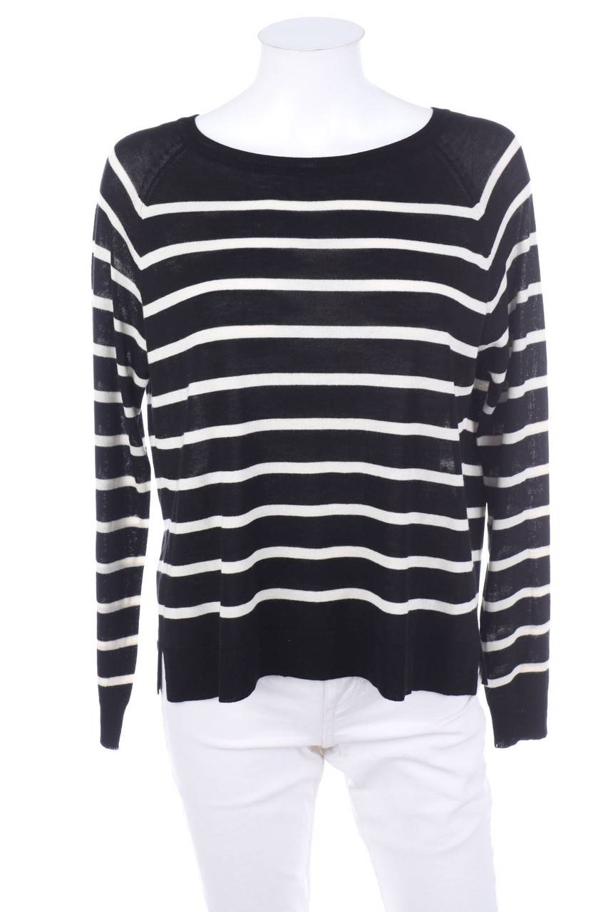Carou Ohne Label Strick-Pullover mit Streifen