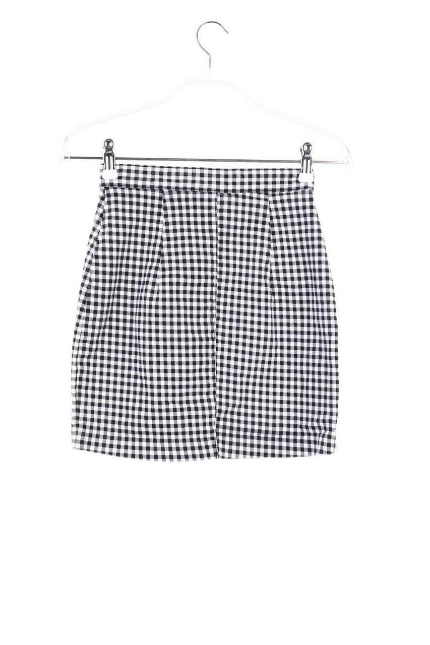 Carou H&M DIVIDED Karo-Minirock mit Knöpfen Discount Store für neue Produkte