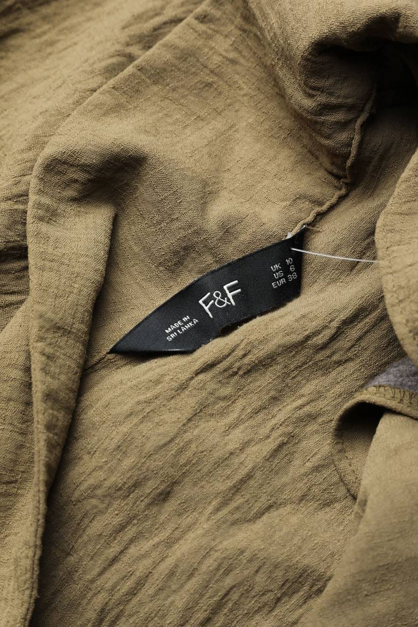 Carou F&F Kurzarm-Bluse im Safari-Stil 50% Rabatt mit kostenlosem Versand