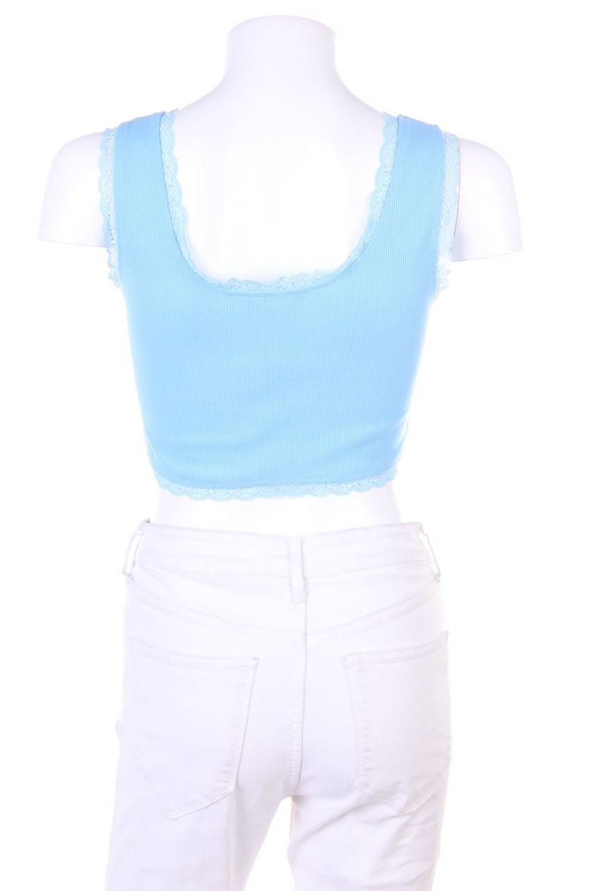 Carou SHEIN Crop-Top mit Spitze Saisonschlussverkauf