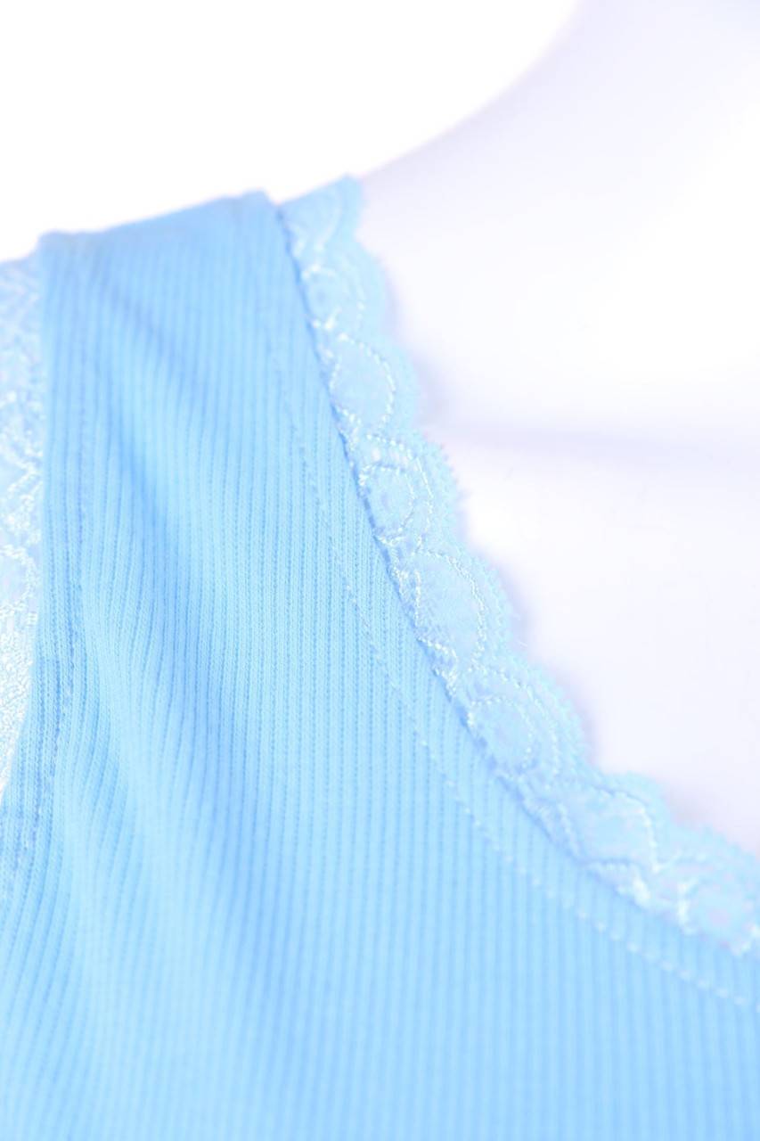 Carou SHEIN Crop-Top mit Spitze Saisonschlussverkauf