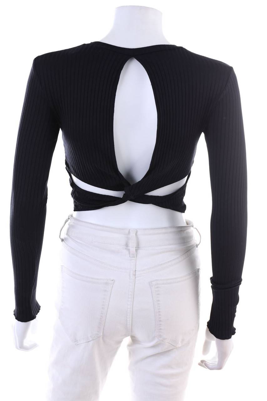 Carou Ohne Label Cropped-Shirt mit langem Ärmel Sonderangebote
