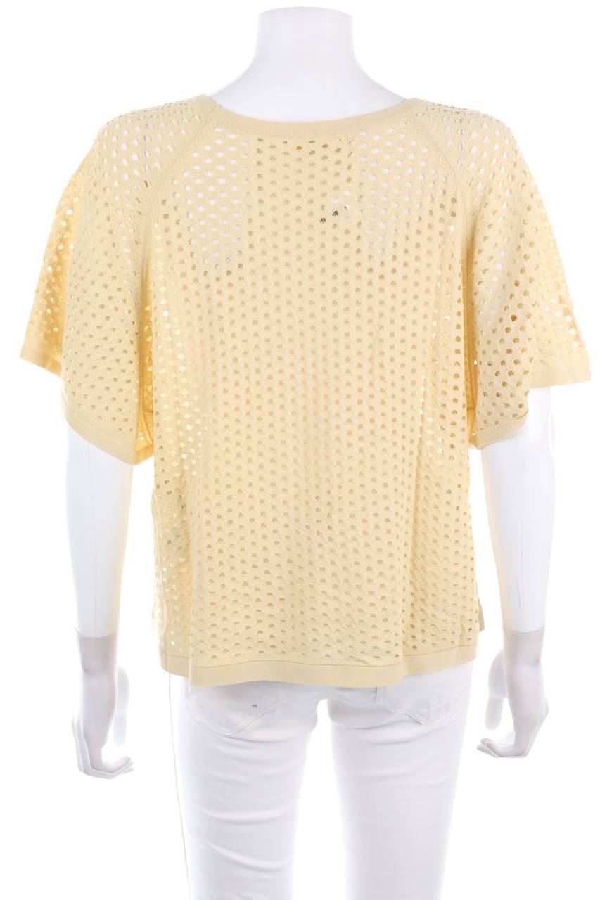 Carou INTROPIA Strick-Pullover mit Lochstrick-Details Neueste Stile