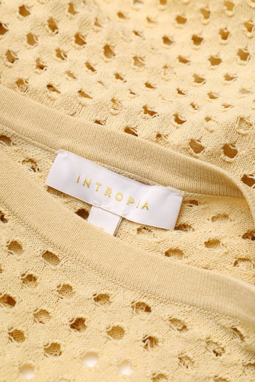 Carou INTROPIA Strick-Pullover mit Lochstrick-Details Neueste Stile