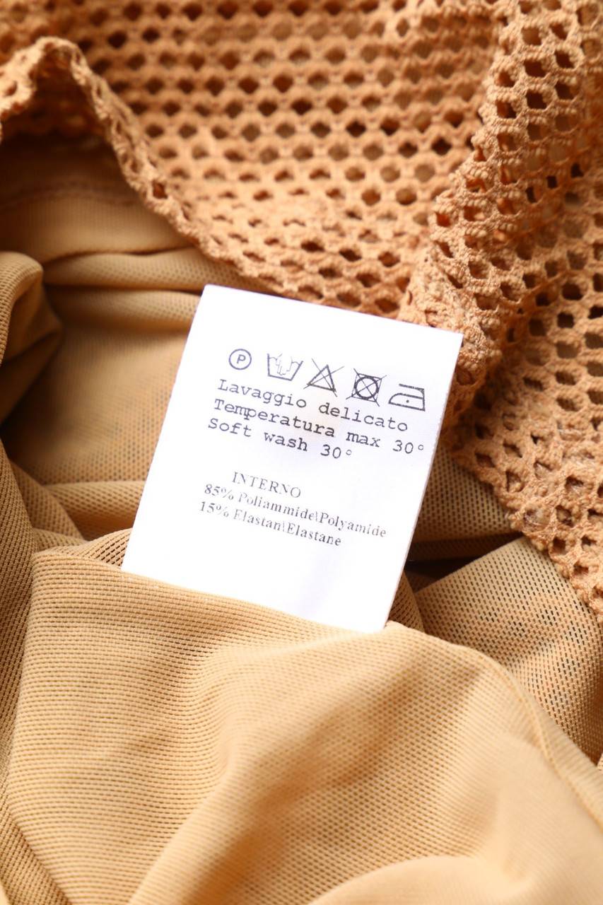 Carou NEW YORK INDUSTRIE Mesh-Kurzarm-Shirt Discount Store für neue Produkte