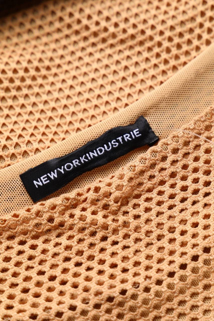 Carou NEW YORK INDUSTRIE Mesh-Kurzarm-Shirt Discount Store für neue Produkte