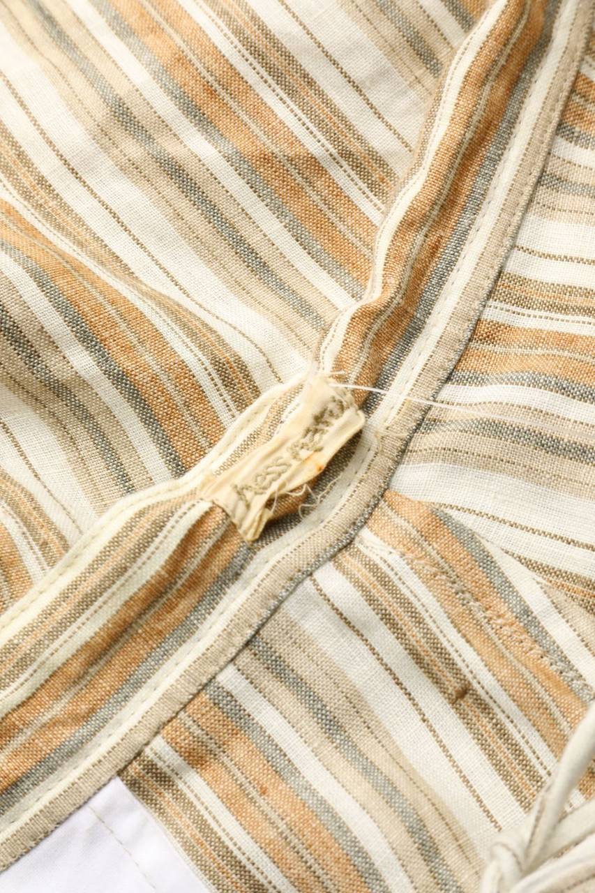 Carou hessnatur Leinenhose mit Streifen 50% Rabatt mit kostenlosem Versand