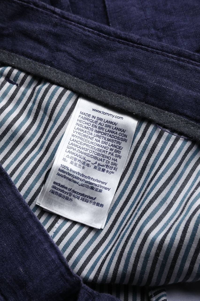Carou TOMMY HILFIGER Leinen-Shorts Clearance-Verkauf