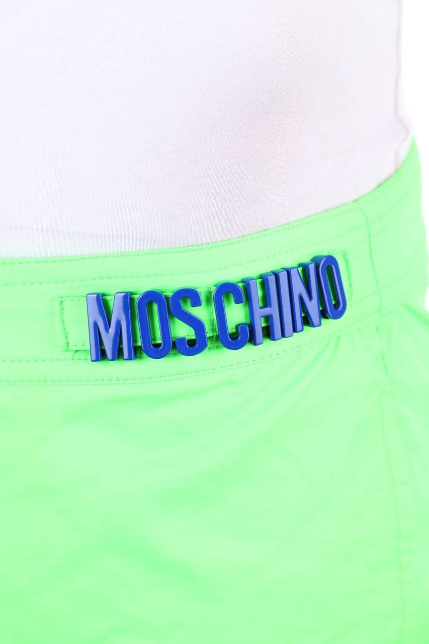 Carou MOSCHINO Schwimm-Shorts mit Logo-Plakette Fabrikladen