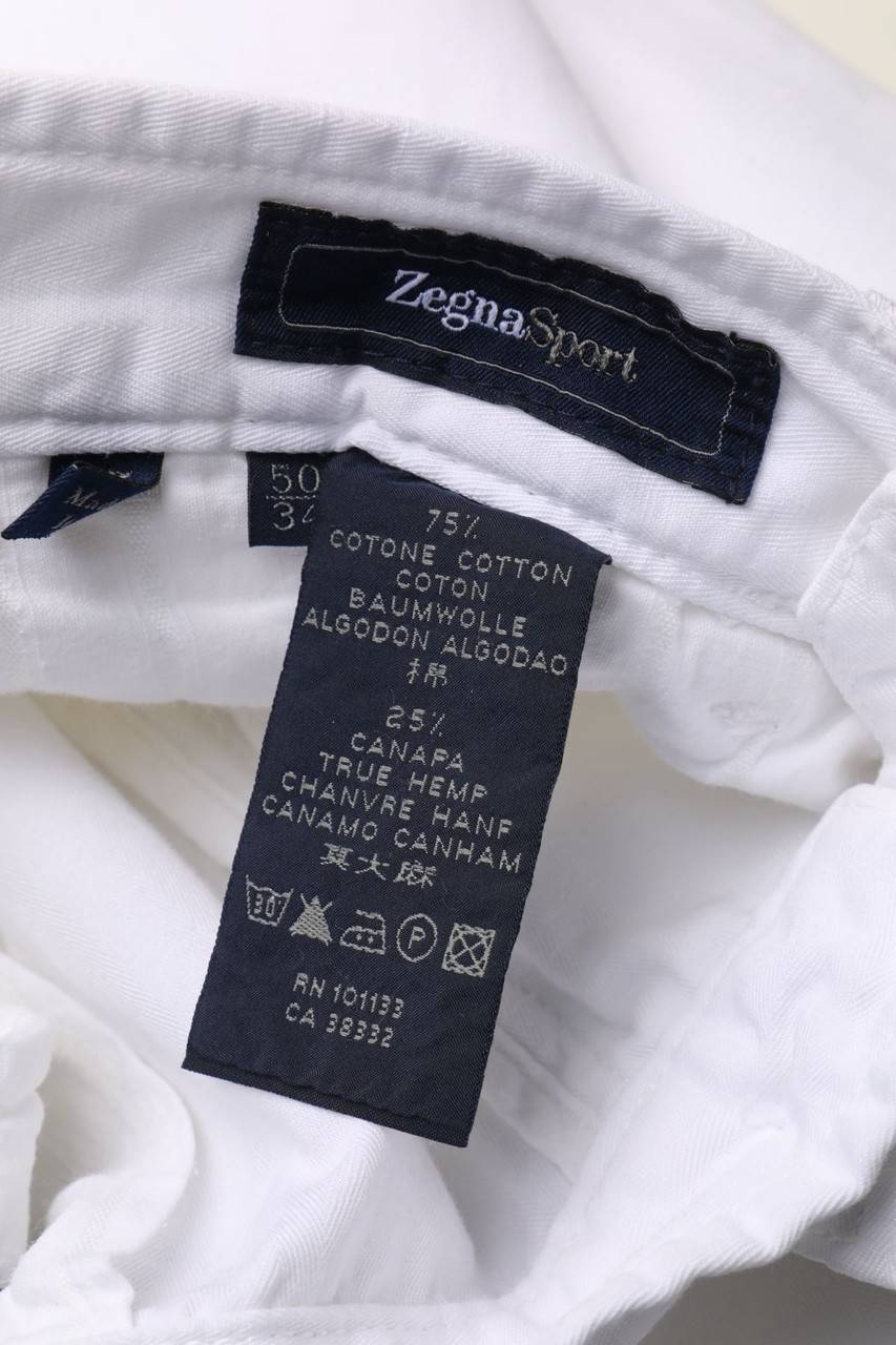 Carou Zegna Hose aus Baumwoll-Mix Auslauf