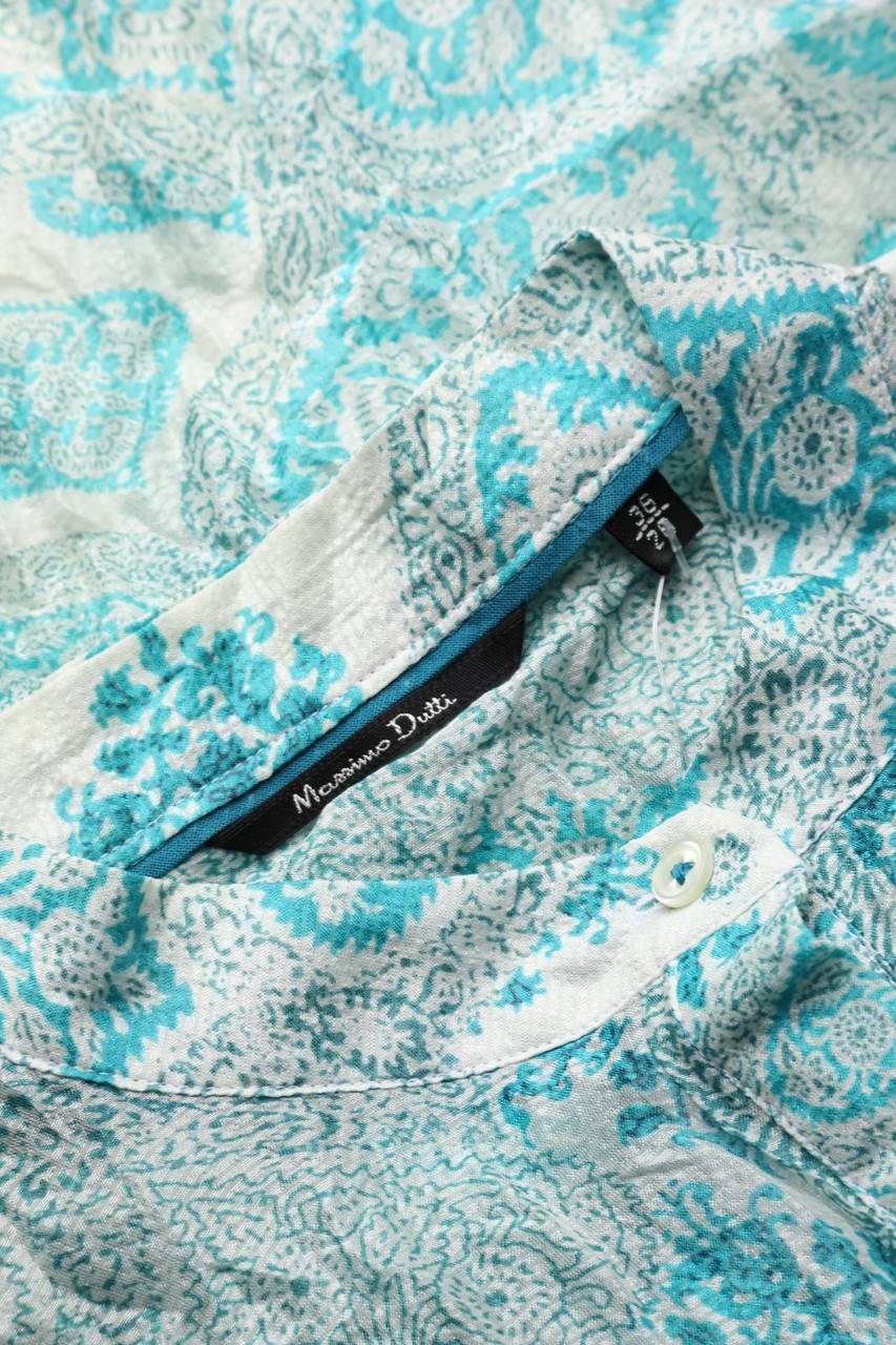 Carou Massimo Dutti Seiden-Bluse mit floralem Muster Günstig kaufen