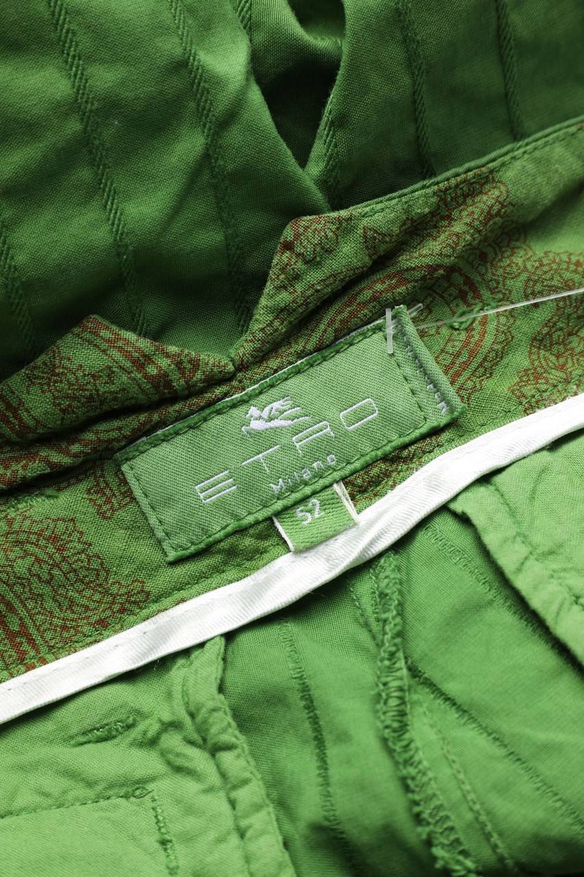 Carou ETRO MILANO Baumwoll-Hose mit Streifen Saisonschlussverkauf