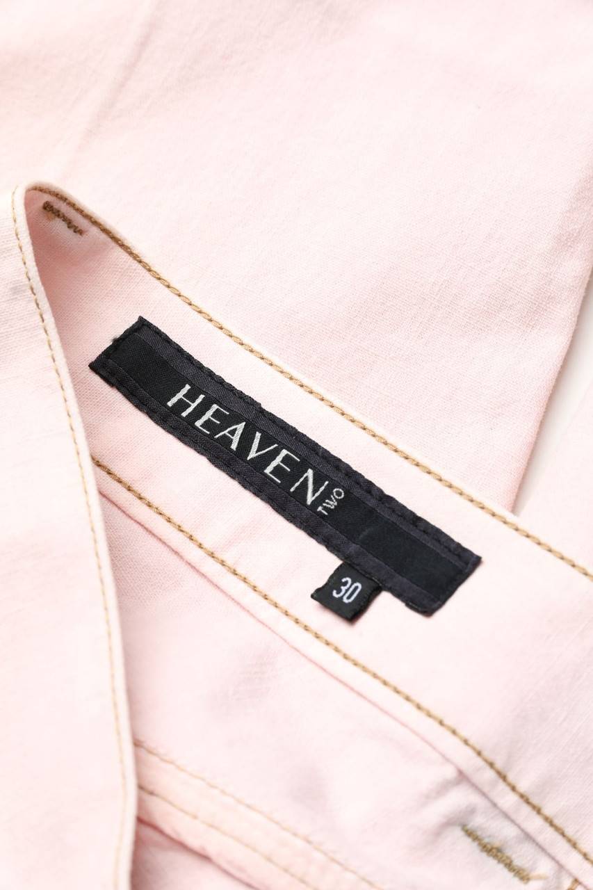 Carou HEAVEN TWO Straight Cut Jeans mit Logo-Patch Black Friday