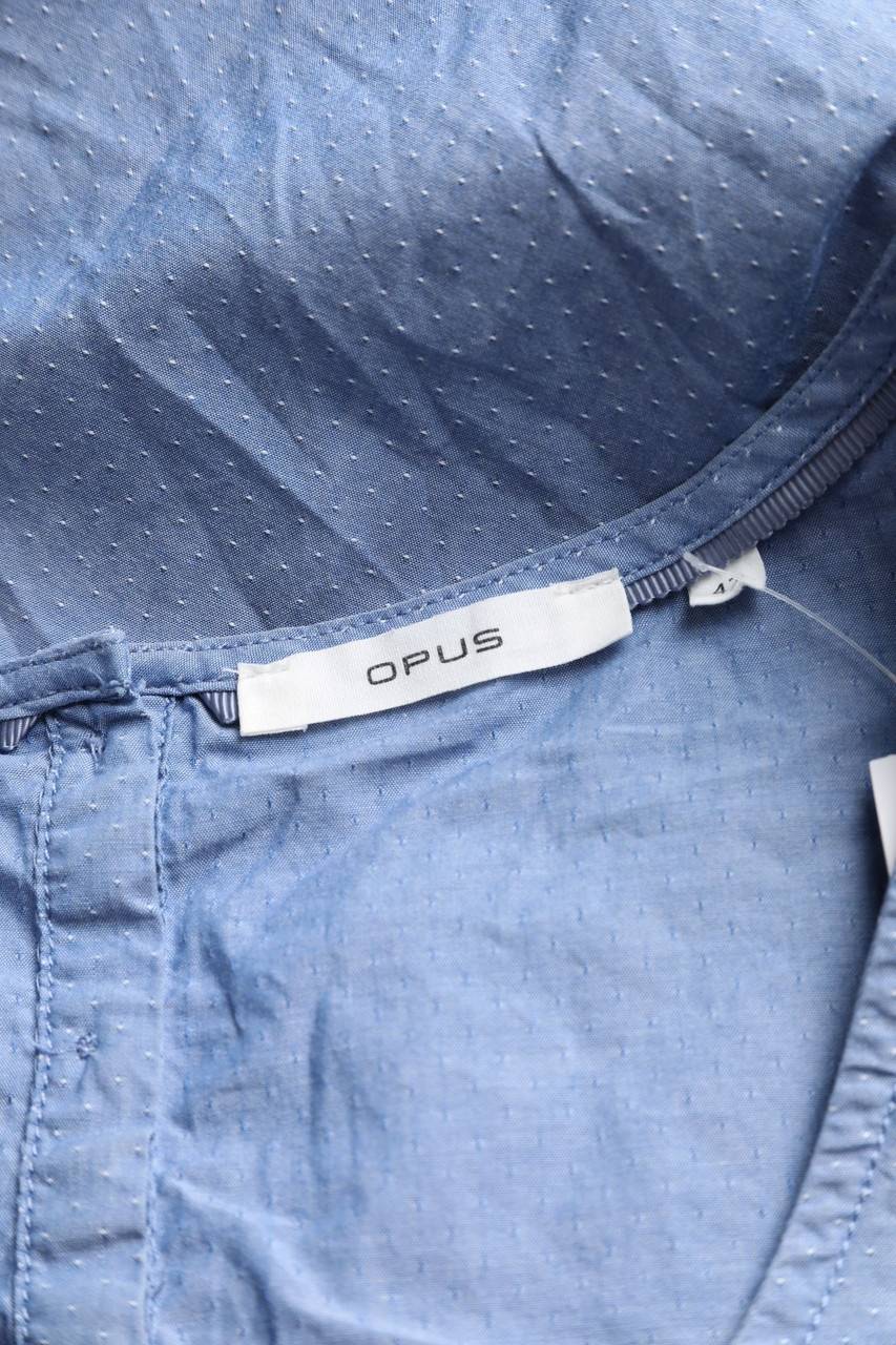 Carou OPUS Kurzarm-Bluse mit Smok-Details Weihnachtsangebot