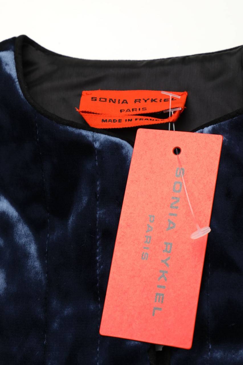 Carou SONIA RYKIEL Samt-Jacke mit Seide Bis zu 50% Rabatt