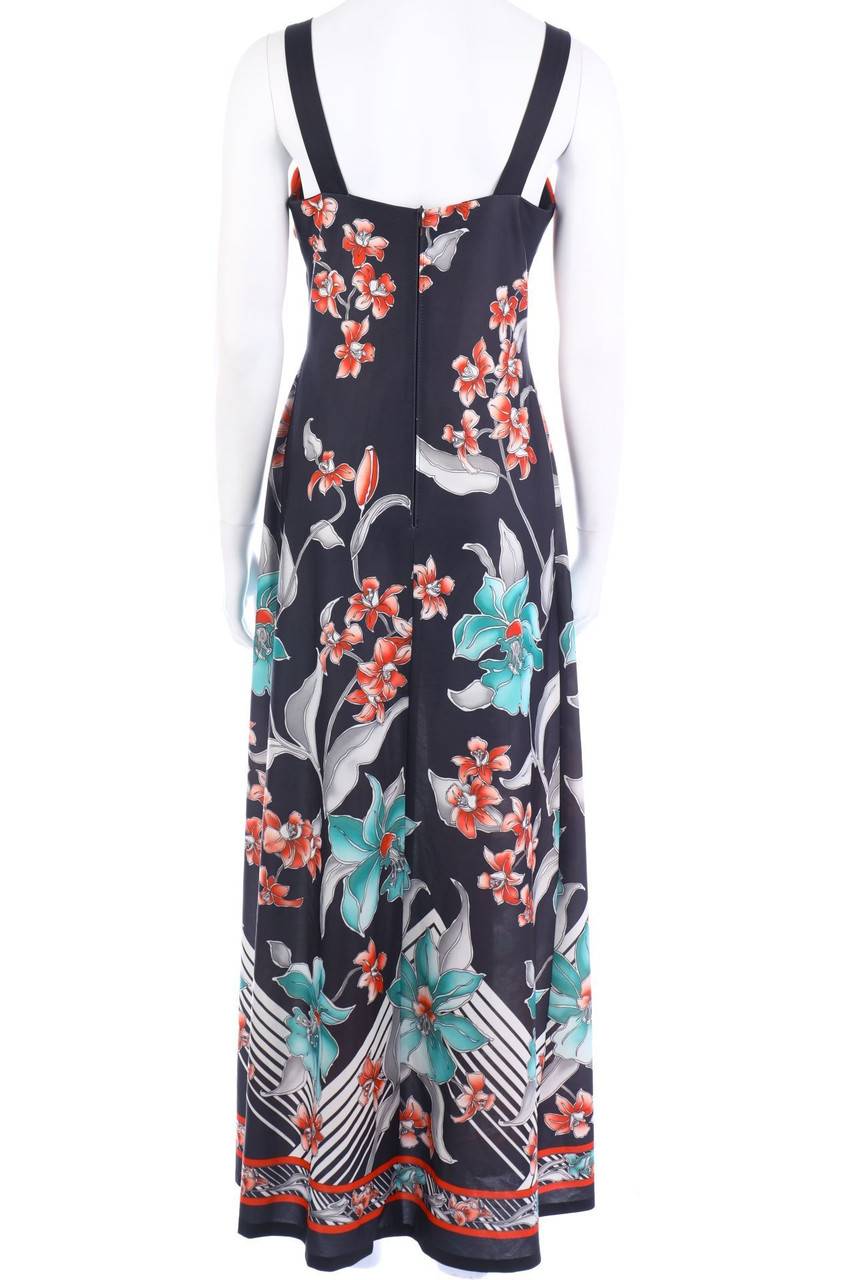 Carou VINTAGE Maxi-Kleid mit Blumen-Print Nur noch ein Tag übrig