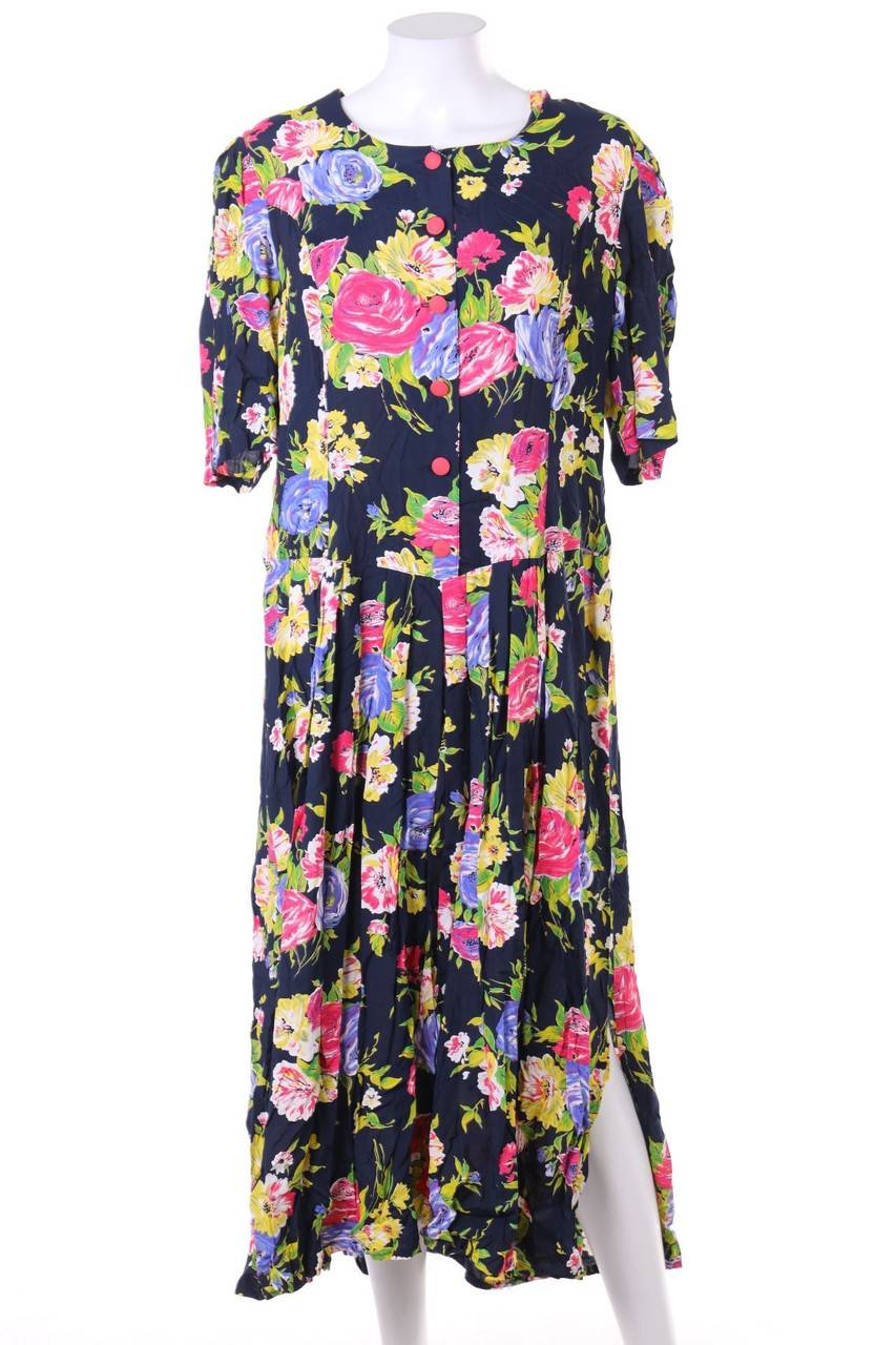 Carou VINTAGE Maxi-Kleid mit Rückenausschnitt Begrenzt auf 3 Tage