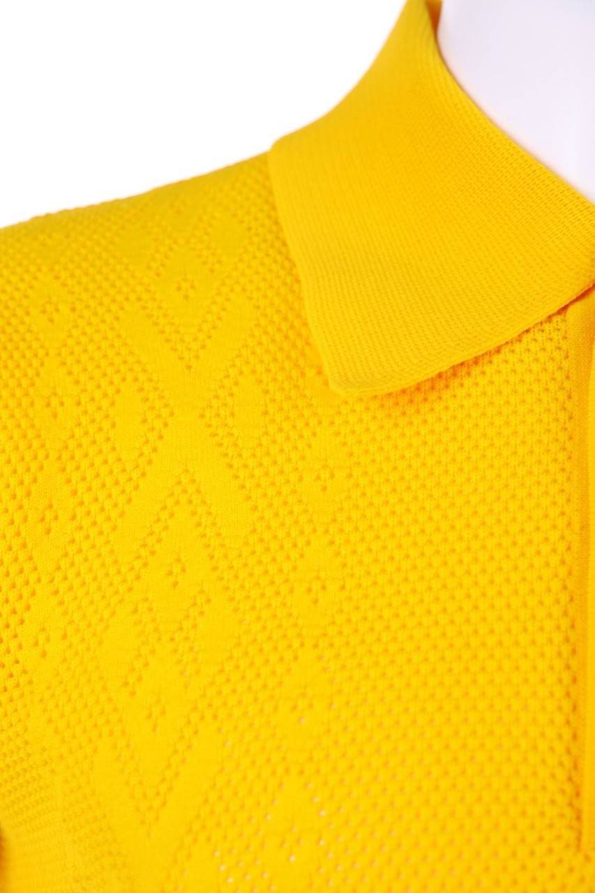 Carou VINTAGE Poloshirt mit geometrischem Muster Black Friday Preise