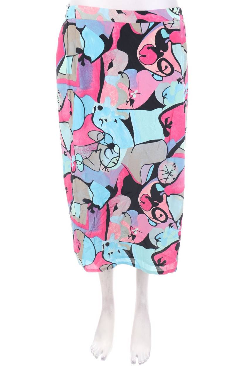 Carou FREYA Vintage-Midirock mit Print Im Verkauf