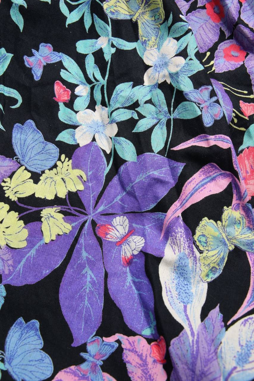 Carou VINTAGE Midirock mit Blumen-Print zollfrei